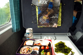 KTX車内販売の弁当